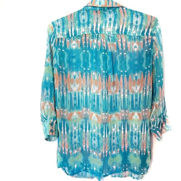 Semi Sheer Blouse by Thesis Size Small - Picture 2 of 4